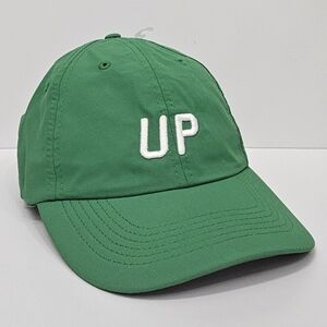 Wheels Up Dad Hat-Green "UP" Adjustable Cap In Green